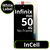 LCD InCell No Frame For Infinix Hot 50 4G - White Box