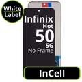 LCD InCell No Frame For Infinix Hot 50 5G - White Box