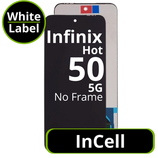 LCD InCell No Frame For Infinix Hot 50 5G - White Box