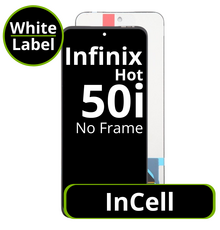 LCD InCell No Frame For Infinix Hot 50i - White Box