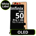 LCD OLED No Frame For Infinix Hot 50 Pro + 4G - White Box