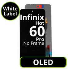 LCD OLED No Frame For Infinix Hot 60 Pro - White Box
