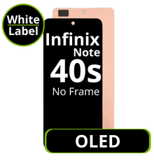 LCD OLED No Frame For Infinix Note 40s - White Box