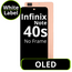 LCD OLED No Frame For Infinix Note 40s - White Box