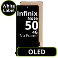 LCD OLED No Frame For Infinix Note 50 4G - White Box