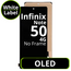 LCD OLED No Frame For Infinix Note 50 4G - White Box