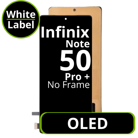 LCD OLED No Frame For Infinix Note 50 Pro + - White Box