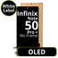 LCD OLED No Frame For Infinix Note 50 Pro + - White Box