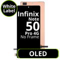 LCD OLED No Frame For Infinix Note 50 Pro 4G - White Box