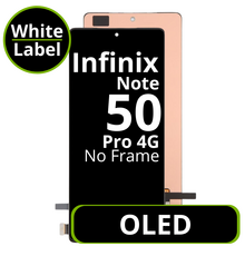 LCD OLED No Frame For Infinix Note 50 Pro 4G - White Box