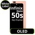 LCD OLED No Frame For Infinix Note 50s - White Box