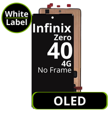 LCD OLED No Frame For Infinix Zero 40 4G - White Box