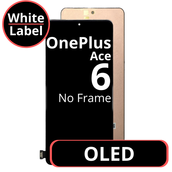 LCD OLED No Frame For OnePlus Ace 6 - White Box