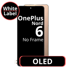 LCD OLED No Frame For OnePlus Nord 6 - White Box