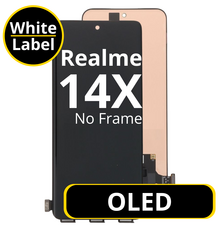 LCD OLED No Frame For Realme 14X - White Box