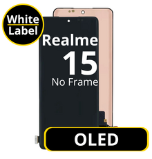 LCD OLED No Frame For Realme 15 - White Box