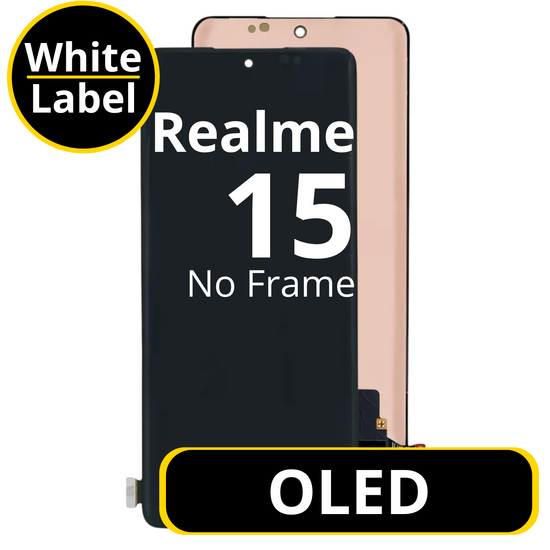 LCD OLED No Frame For Realme 15 - White Box