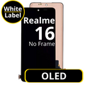 LCD OLED No Frame For Realme 16 - White Box