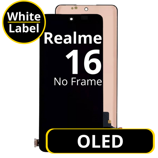 LCD OLED No Frame For Realme 16 - White Box