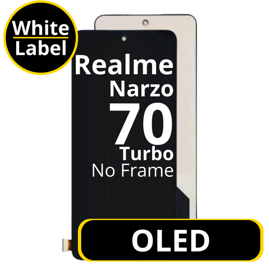 LCD OLED No Frame For Realme Narzo 70 Turbo - White Box