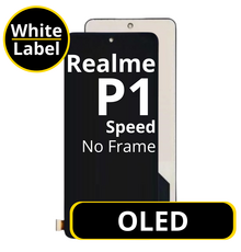 LCD OLED No Frame For Realme P1 Speed - White Box