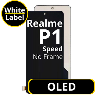 LCD OLED No Frame For Realme P1 Speed - White Box