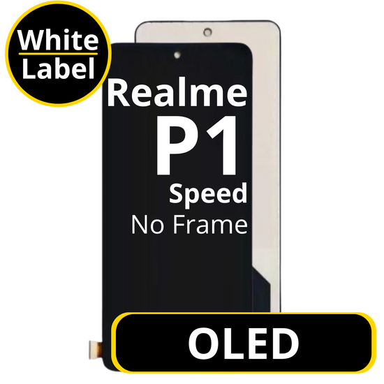 LCD OLED No Frame For Realme P1 Speed - White Box