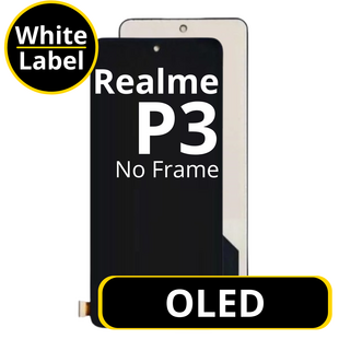 LCD OLED No Frame For Realme P3 - White Box