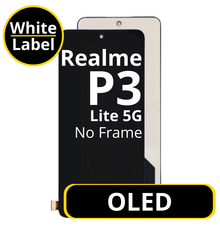 LCD OLED No Frame For Realme P3 Lite 5G - White Box