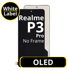 LCD OLED No Frame For Realme P3 Pro - White Box