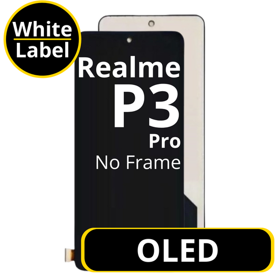 LCD OLED No Frame For Realme P3 Pro - White Box