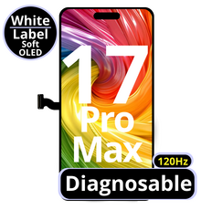 LCD Diagnosable Soft Oled Excellent For IPhone 17 Pro Max 120Hz White Box