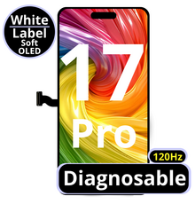 LCD Diagnosable Soft Oled Excellent For IPhone 17 Pro 120Hz White Box