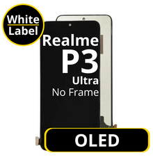 LCD OLED No Frame For Realme P3 Ultra - White Box