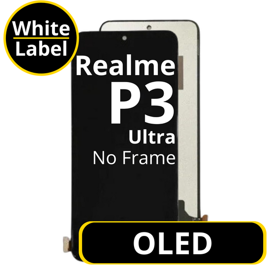 LCD OLED No Frame For Realme P3 Ultra - White Box