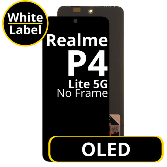 LCD OLED No Frame For Realme P4 Lite 5G - White Box