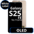 LCD OLED No Frame For Galaxy S25 FE - White Box