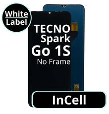 LCD InCell No Frame For Tecno Spark Go 1S - White Box