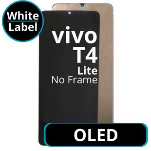 LCD OLED No Frame For Vivo T4 Lite - White Box