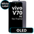 LCD OLED No Frame For Vivo V70 FE - White Box