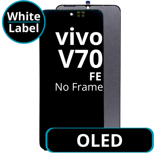 LCD OLED No Frame For Vivo V70 FE - White Box