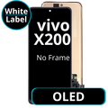 LCD OLED No Frame For Vivo X200 - White Box