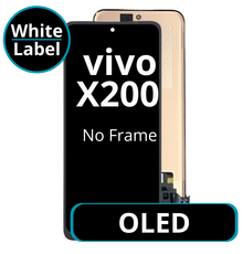 LCD OLED No Frame For Vivo X200 - White Box