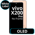 LCD OLED No Frame For Vivo X200 Pro - White Box