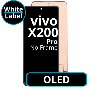 LCD OLED No Frame For Vivo X200 Pro - White Box