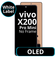 LCD OLED No Frame For Vivo X200 Pro Mini - White Box