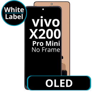 LCD OLED No Frame For Vivo X200 Pro Mini - White Box