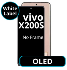 LCD OLED No Frame For Vivo X200S - White Box