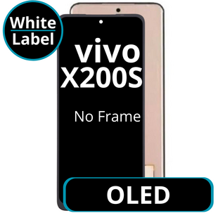 LCD OLED No Frame For Vivo X200S - White Box