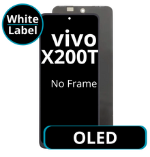 LCD OLED No Frame For Vivo X200T - White Box